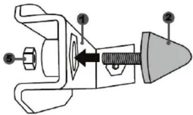 THRUSTMASTER TGT Racestuur - Konik durdurucunun monte edilmesi ("CONICAL RUBBER BRAKE" mod) - 1