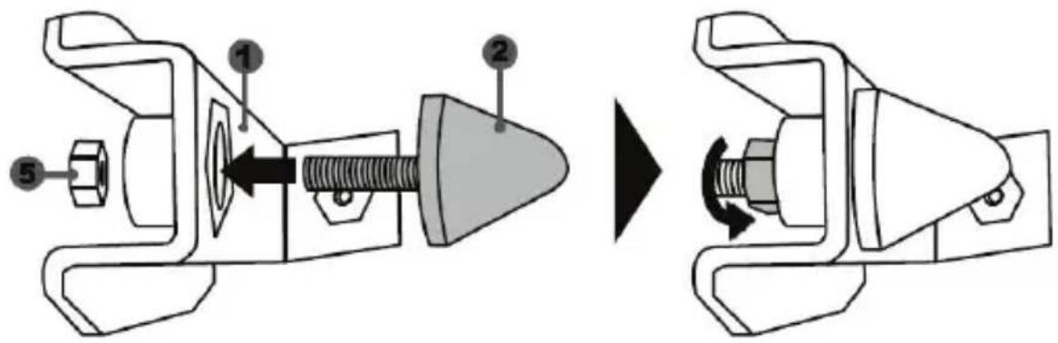 THRUSTMASTER TGT Racestuur - Installing the conical stop ("CONICAL RUBBER BRAKE" mod) - 1
