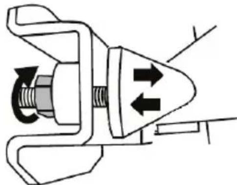 THRUSTMASTER TGT Racestuur - Adjusting the brake pedal's RANGE of travel and STRENGTH of resistance - 1