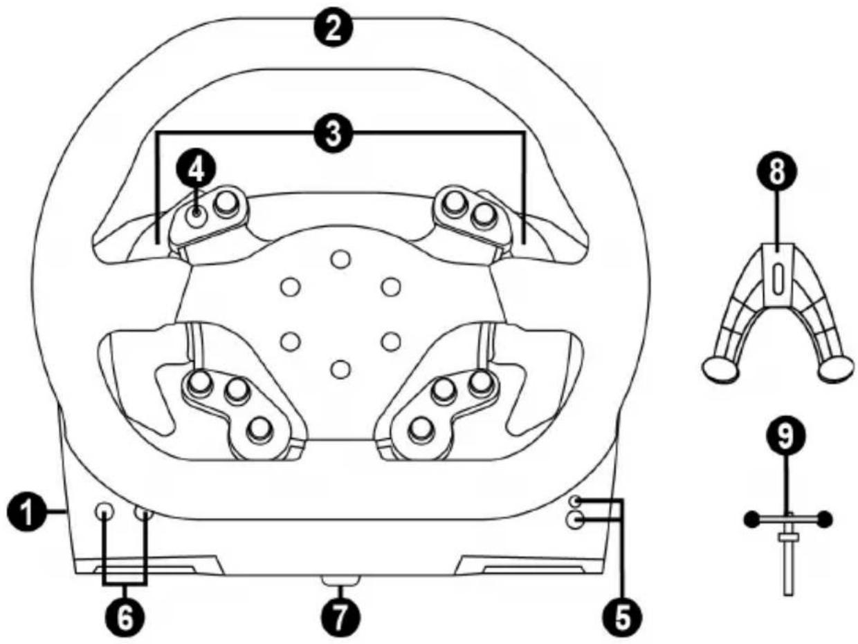 THRUSTMASTER TSXW Racer met Sparco P310 Competition - 能 - 1
