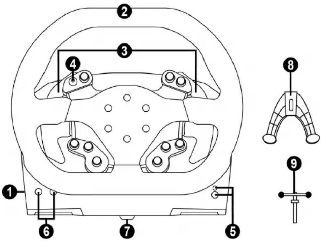 THRUSTMASTER TSXW Racer met Sparco P310 Competition - 技術特徵 - 1