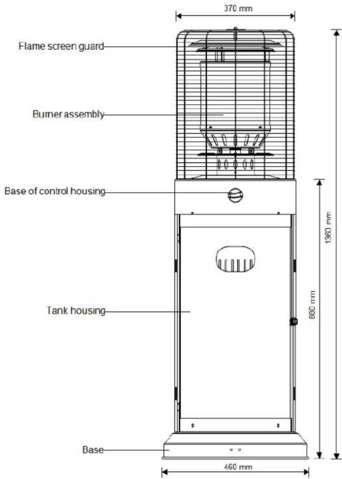 SunRed Propus - PIÉCES ET SPECIFICATIONS - 1