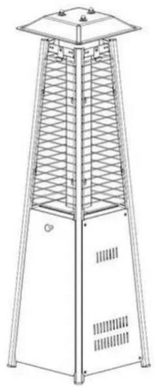 SunRed MPF15B - Manual gas heater UK - 1