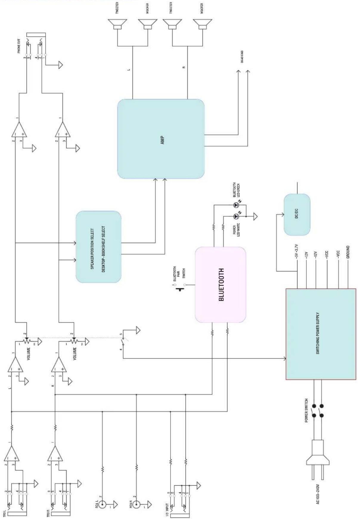 MACKIE CR5BT - CR8BT Dimensions - 4