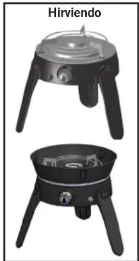 CADAC Safari Chef 2 - Opciones de cocccion - 4