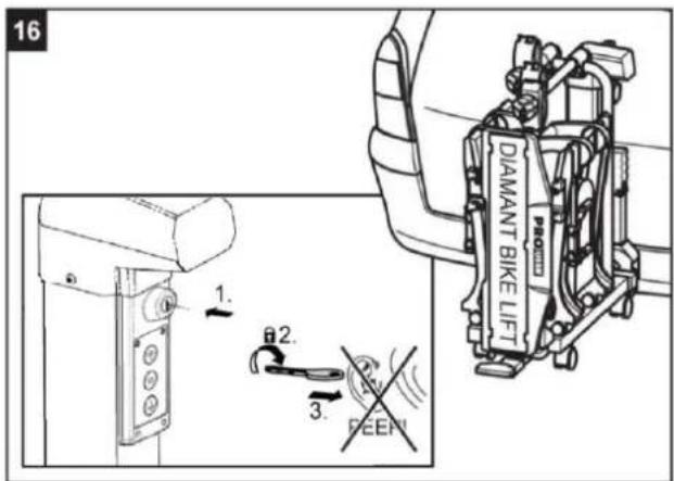 Pro-User Diamant Bike Lift - AVERTISSEMENT - 2