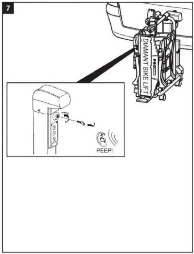Pro-User Diamant Bike Lift - Soulevez le porte-vélo avec le moteur incorporé sur l'accouplement de remorque - 1