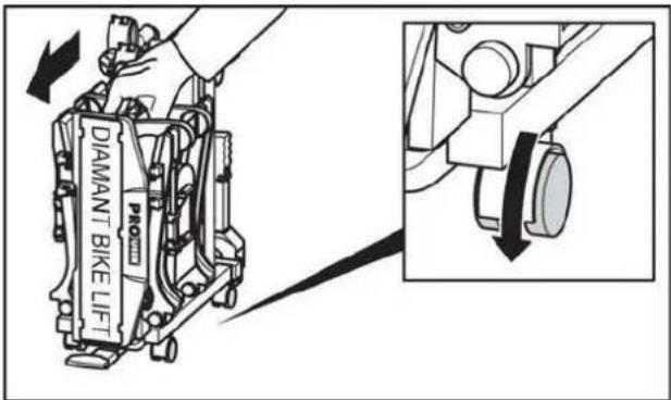 Pro-User Diamant Bike Lift - Rouler le porte-vélo - 1