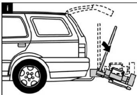 Pro-User Diamant SG2 - Fahrradträger kippen, Zugang zum Kofferraum - 1