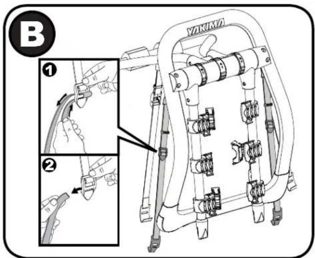 Yakima HalfBack 2 - RETIRE EL PORTABICICLES DEL VEHÍCULO. - 1