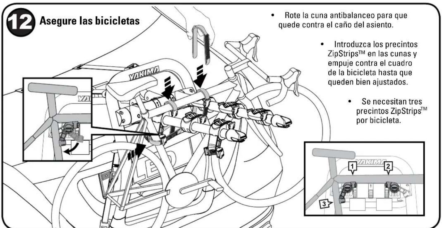 Yakima HalfBack 2 - Suba los brazos de soporte - 8