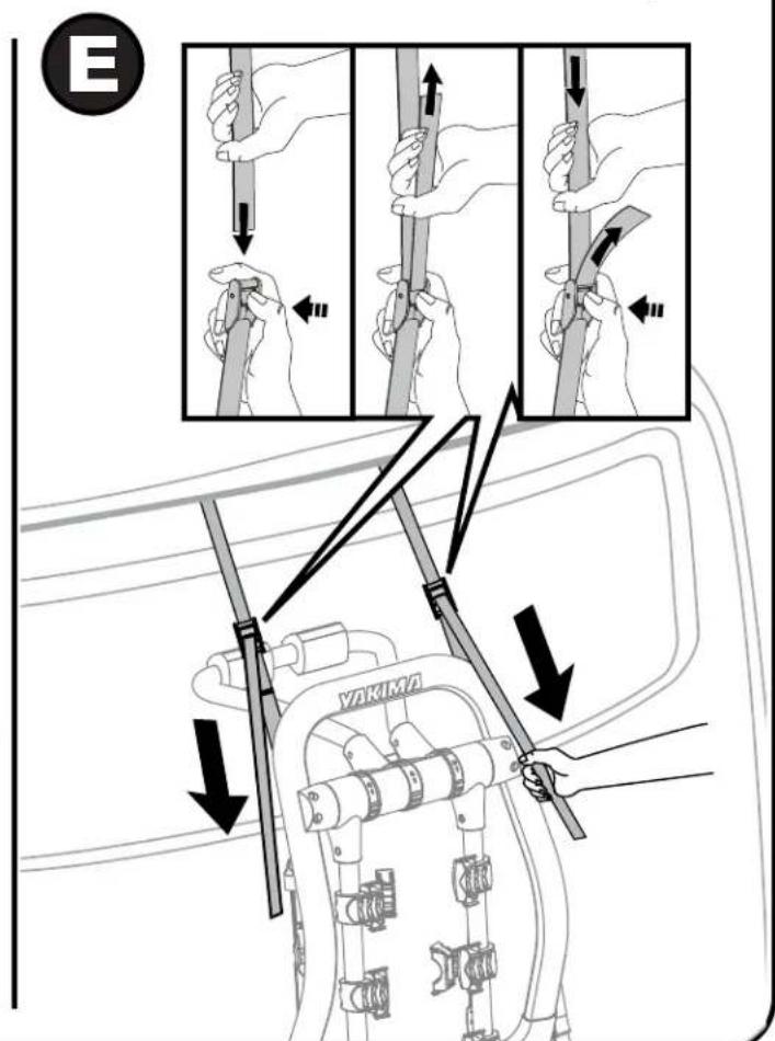 Yakima HalfBack 2 - CROCHETS SUPérieURS : Instructions de pose des adaptateurs - 6