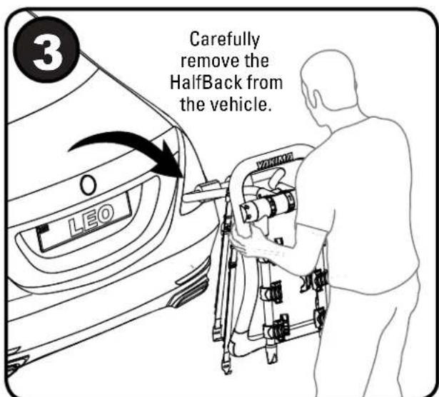 Yakima HalfBack 2 - REMOVAL • DÉPOSE • DESMONTAJE - 3