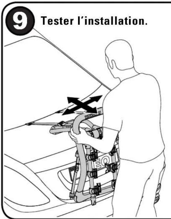 Yakima HalfBack 2 - CROCHETS INFÉRIEURS : Instructions de pose des adaptateurs - 11