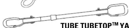 Yakima HalfBack 2 - CABLE VERROULLABLE DE 3 M YAKIMA (ARTICLE YAKIMA N° 8007233) - 1