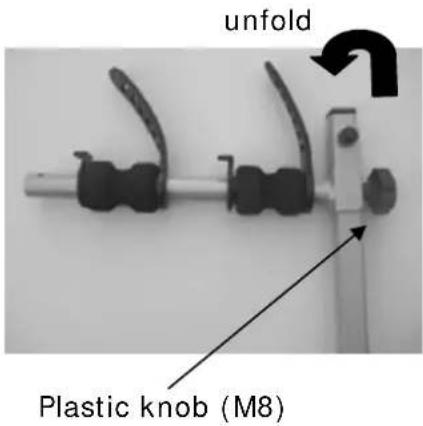 Pro-User Briljant - Make sure that the plastic knobs are strongly tightened! - 1