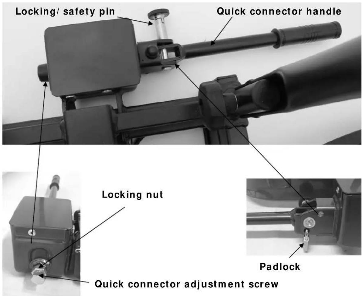 Pro-User Amber IV - MOUNTING OF THE BIKE CARRIER ONTO THE HITCH BALL - 1