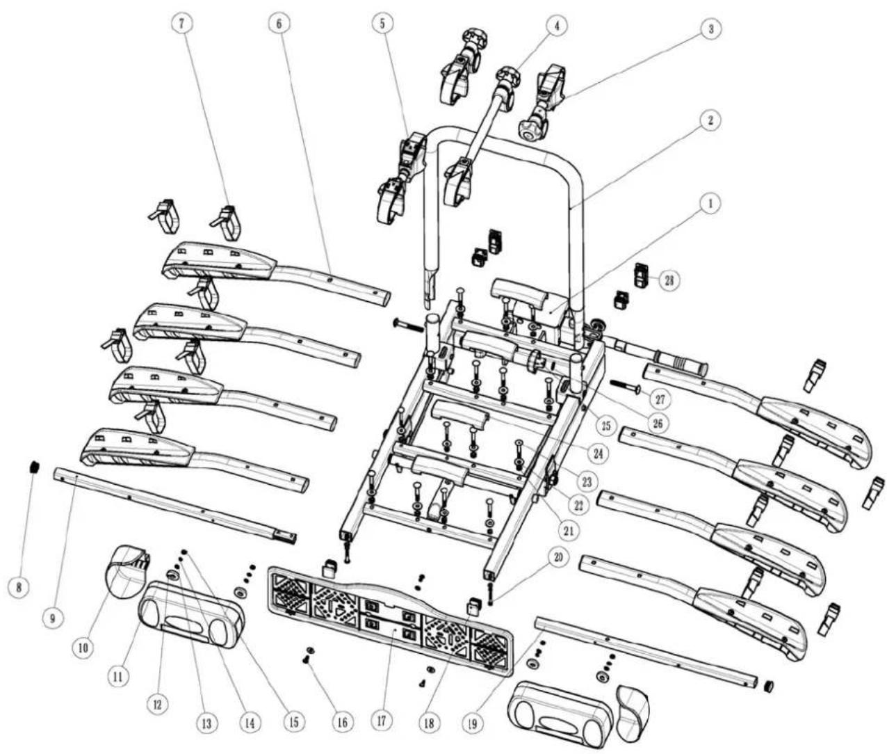 Pro-User Amber IV - PARTS LIST - 1