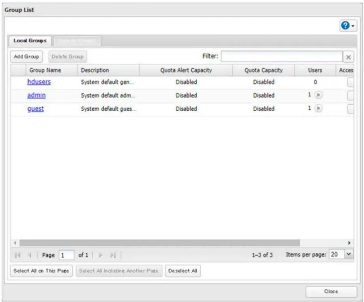 BUFFALO TeraStation TS3410DN - Cliquez sur [Ajouter un groupe (Add Group)]. - 1