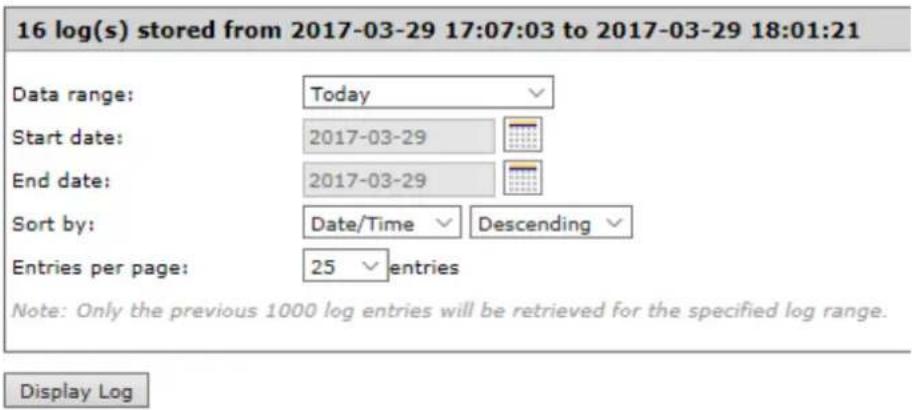 BUFFALO TeraStation TS3410DN - System Logs - 1