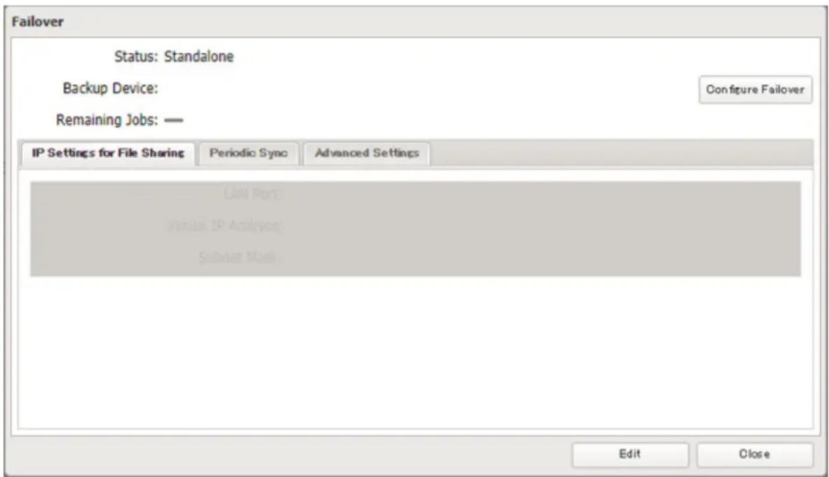 BUFFALO TeraStation TS3410DN - Cliquez sur [Configurer la basculement (Configure Failover)]. - 1
