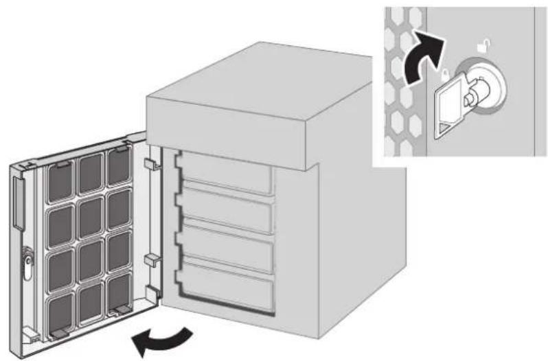 BUFFALO TeraStation TS3410DN - Nettoyage du filtré antipoussières - 1