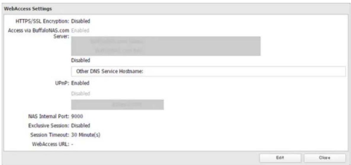 BUFFALO TeraStation TS3410DN - WebAccess - 3