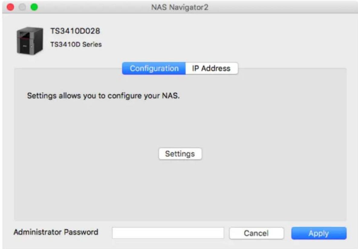 BUFFALO TeraStation TS3410DN - NAS Navigator2 pour macOS - 2