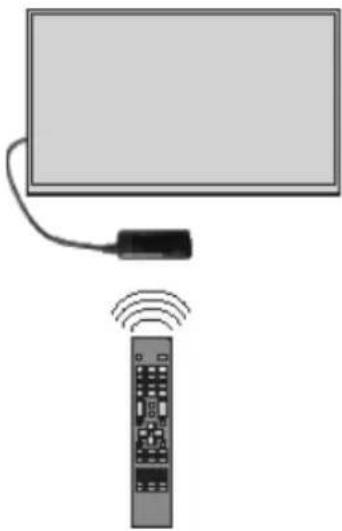 HITACHI UHD8610PC - Den IR (Infrarotempfänger)-Receiver anschließen - 1