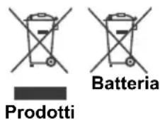 HITACHI UHD8610PC - Informazioni per gli utenti sullo smaltimento di dispositivi e batterie usati [solo Unione Europea] - 1