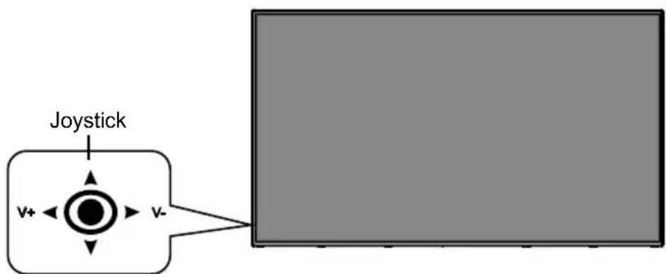 HITACHI UHD8610PC - Nå skjermen på/av - 2