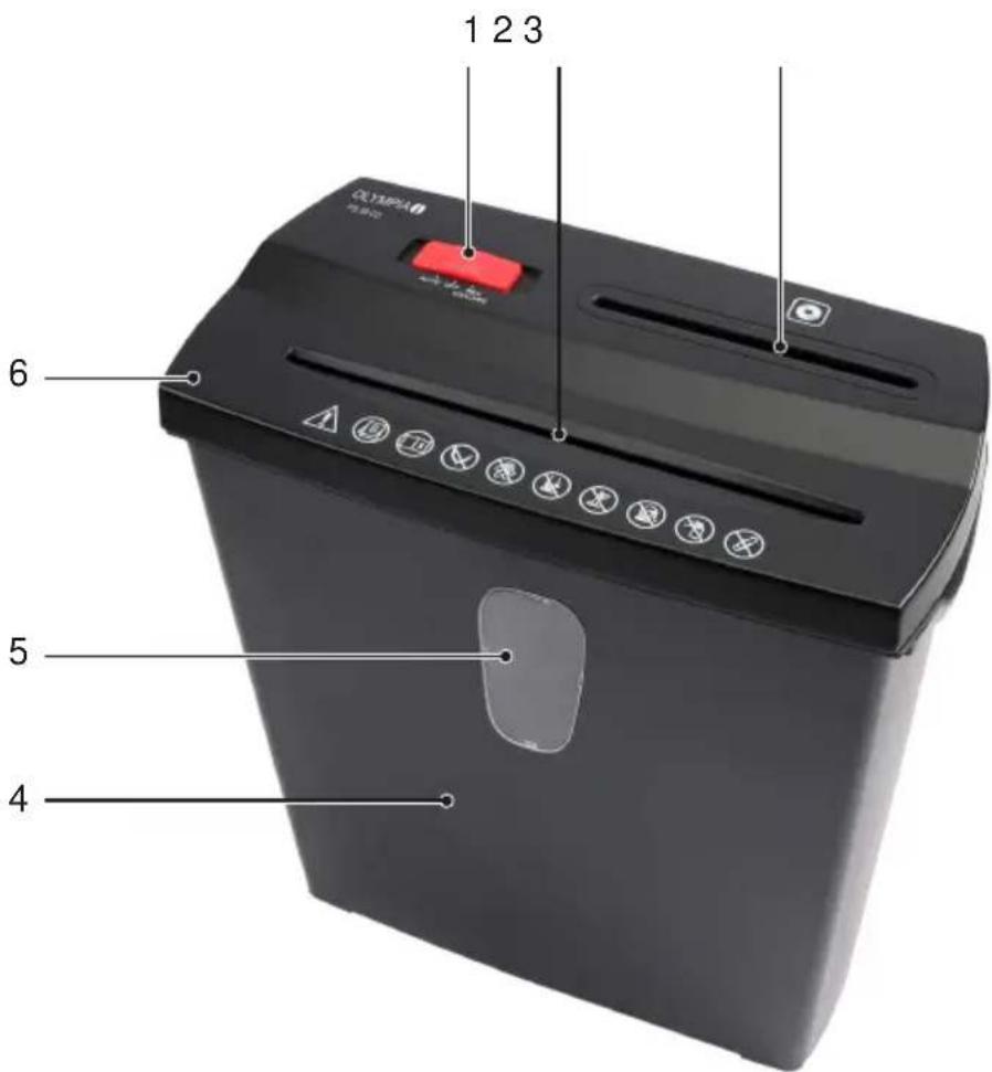 OLYMPIA PS 38 CD - Übersicht - 1