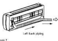 QLIMA SC5032 - POSSIBILITIES FOR INSTALLING THE PIPING FROM THE INTERIOR UNIT TO THE EXTERIOR UNIT. - 4