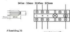 QLIMA SC5032 - Aansluiten van de stroomkabels voor de S41xx & S5xxx modellen. - 2