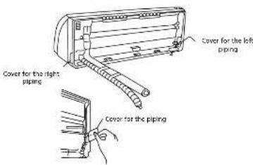 QLIMA SC5032 - POSSIBILITIES FOR INSTALLING THE PIPING FROM THE INTERIOR UNIT TO THE EXTERIOR UNIT. - 1