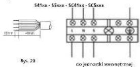QLIMA SC5032 - Podłączanie przewodów prądowych (w modelach S41xx & S5xxx) - 2
