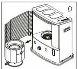 QLIMA R4224STC - L ENSURE THAT THE HEATER IS OFF AND COMPLETELY COOL BEFORE STARTING TO REPLACE THE WICK. - 14
