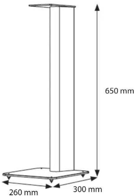 Q-ACOUSTICS 3070S - / 3020 Βάση ηχείου (Ζεύγος) - 1