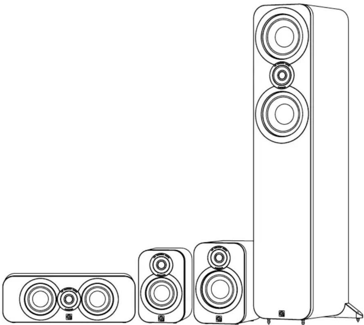 Q-ACOUSTICS 3070S - Εγχειρίδιο χρήστη και τεχνικά χαρακτηριστικά προϊόντος - 1