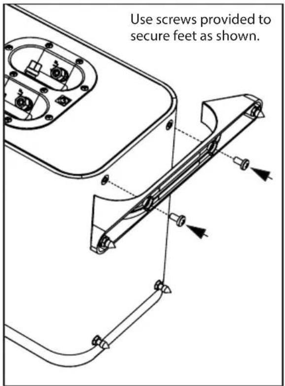 Q-ACOUSTICS 3070S - Attach the rear stabiliser - 3050 - 2