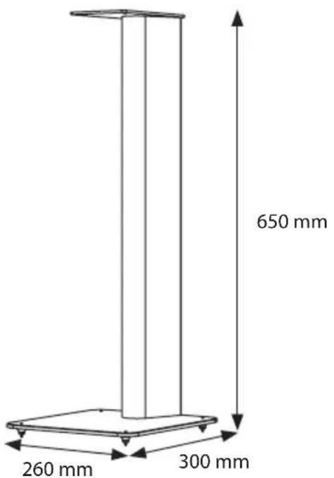 Q-ACOUSTICS 3070S - / 3020 stativi per altoparlanti (coppia) - 1