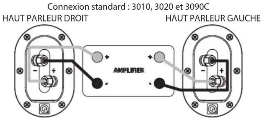Q-ACOUSTICS 3070S - Connexions standard - 2