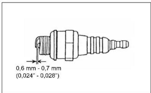 MAKITA EM2600U - De bougie controlleren - 1