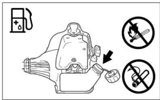 MAKITA EM2600U - Reabastecimento de combustivel - 5