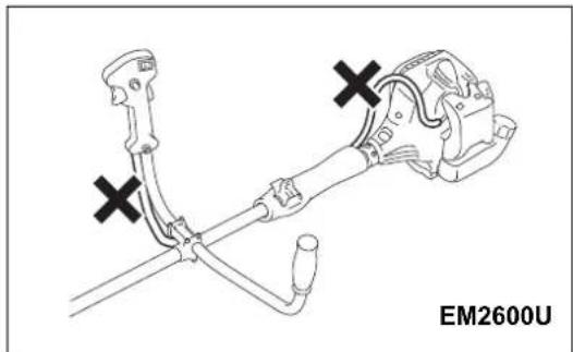 MAKITA EM2600U - Pour les modèles de poignée en U - 7