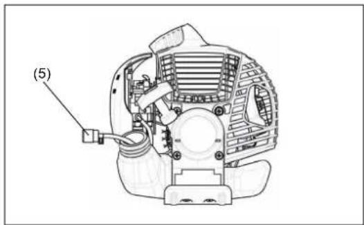 MAKITA EM2600U - Sugehoved i brandstoffanken - 1