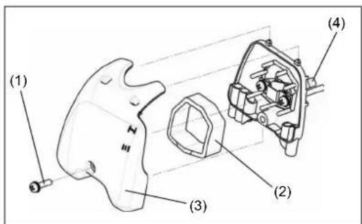 MAKITA EM2600U - Limpieza del filtró de aire - 1