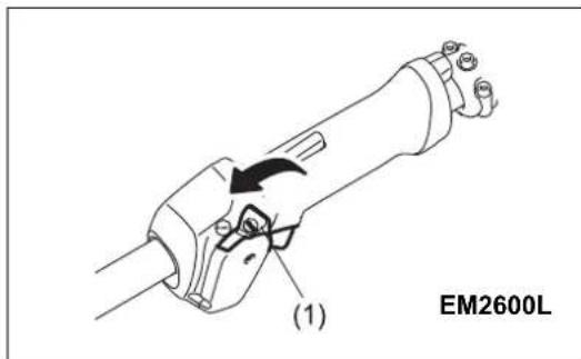 MAKITA EM2600U - Arranque a quente para os modelos de pega fechada - 2