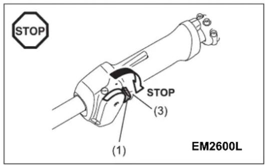 MAKITA EM2600U - Stoppen - 2