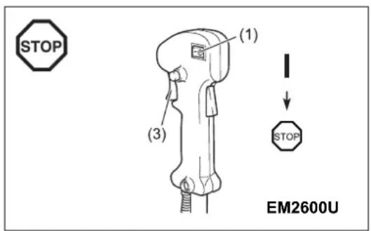 MAKITA EM2600U - Arresto - 1